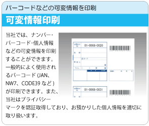 可変情報印刷